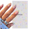 Herrbadkläder 5D -nagelklistermärken Flowers Heart 3D präglade nagelkonstdekaler Söta björn Rabbit Sliders Dekorationer Manicure Accessories TR5DK157 X0625 X0625 X0625 X0625