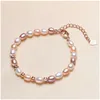 Charm Bracelets 20 Style 100% Real Freshwater Cultured Pearl Bracelet for Women Girl Gift Colorful Women Pearl Bracelet Jewelry BraceletsHKD2306925