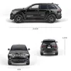 Diecast Model Car 1 32 Jeeps Grand Cherokee сплав с сплава модель Diecast Simulation Metal Toy Model Model Model и Light Childrens Toy Gift 230621