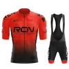 Cycling Jersey Sets RCN Team Cycling Jersey Set Summer Breathable Road Bicycle Suit Riding Uniform Bike MTB Clothing Sports Cycling Kits 230621