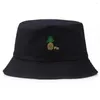 Berets Fashion Strawberry Fisherman Hat الكبار Sunshade أغطية الشارع في الهواء الطلق قبعات دلو القبعات Gorro Pescador الرجال ulzzang