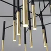 Lampes suspendues poste nordique lustres modernes salon maison Simple lumière atmosphérique éclairage de Restaurant de luxe