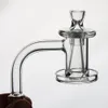 Quarz-Spinner-Banger-Set Smoke mit 1 Glas-Terp-Perlen-Carb-Cap-Kegel für Dab-Rig-Wasserpfeifen-Bongs und Wasserpfeifen