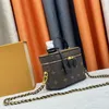 Torba designerska damska vintage nadruk torba skórzana torba na ramię Ethos Torebka torba łańcucha mody mini przenośna torba do makijażu #44992
