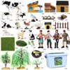 Transformation toys Robots Oenux Zoo Animals Playset Simulation Wild Dinosaur Sealife Farm Scenes Action Figure Model Cute Miniature Kids Toy Gift With Box 230621