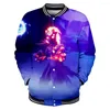 Mannen Hoodies Verdwaalde Lichten 2023 Game Honkbal Uniform Jas Lange Mouw Mannen Vrouwen Sweatshirt Harajuku Streetwear 3D Kleding