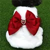 Schuhe Haustier Prinzessin Kleid Herbst Winter Kleiner Hund Warmer Mantel Süßer Plüschrock Niedliche Schleife Luxus Designer Kleidung Welpe Kätzchen Wollweste