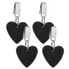 Tovaglia 4 pezzi Accessori per tovaglie Accessori per tovaglie Pesi decorativi Clip delicate con pendente 8X4X1CM Acciaio inossidabile nero per esterni