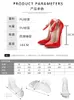 Sapatos sociais de salto alto de grife feminino luxo Glitter Rivets triplo preto branco couro envernizado camurça sapato de casamento feminino 37-45