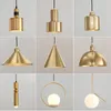 Hanglampen Verlichting Messing Salle A Manger Plafond Opknoping Geometrisch Licht Kristal Eetkamer Vintage Gloeilamp