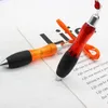 Çok fonksiyonlu pres taşınabilir jel kalem ile kordon tükenmez öğrenci hediye kırtasiye yazma araçları ofis okul malzemeleri