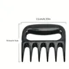 1pc Plastic Bear Claw Meat Splitter Deli Cutter Creative Meat Ripper Bear Paw Bear Claw Fork Bbq Barbecue Tools, Kitchen Accessories