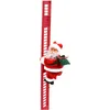 Santa Claus Climbing rope Christmas Ornaments Gift Electric Santa Claus Climbing Ladder Doll Toys Merry Christmas Tree Hanging