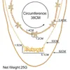 Łańcuchy po prostu odczuwają modny naszyjnik łańcucha linowego dla kobiet dla kobiet Letter Letter Wiselant Butterfly Kryształowe naszyjniki biżuteria
