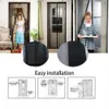 Tende trasparenti Punchfree Strong Magnetic Door Curtain Anti Bug Insect Fly Zanzariera Side Open Style Chiusura automatica Invisible Mesh Garza 230625