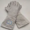 Extended canvas 24 line welding double layer gloves Labor protection welding operation welding gloves