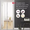 Tende trasparenti Punchfree Strong Magnetic Door Curtain Anti Bug Insect Fly Zanzariera Side Open Style Chiusura automatica Invisible Mesh Garza 230625