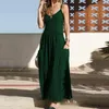 Abiti casual Abito senza maniche Lungo Estate Elegante Donna Corea Abbigliamento Camis Beach Party Club Gonna per Vestido femminile