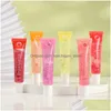 Lip Gloss Fruit Plum Oil Moisturizing Shiny Vitamin E Mineral Lips Care Balm Long Lasting Beauty Makeup 20Pcs Drop Delivery Health Dhfml