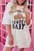 Wholesale Factory Price Western Clothing Cowboy Graphic Tee Printed T Shirt Oversize