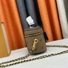 Torba designerska damska vintage nadruk torba skórzana torba na ramię Ethos Torebka torba łańcucha mody mini przenośna torba do makijażu #44992