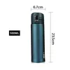 Water Bottles Fashion 500ml Stainless Steel Insulated Cup Coffee Tea Thermos Mug Thermal Water Bottle Thermocup Travel Drink Bottle Tumbler 230625