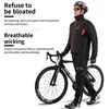 Conjuntos de roupas de ciclismo WEST BIKING Conjunto de ciclismo térmico de inverno Bicicleta Jaqueta Roupas Calças Esporte ao ar livre Terno à prova de vento MTB Bicicleta de estrada masculina Roupas esportivasHKD230625