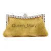 Sacos de noite Sacos de noite dourados Clutch Bag Glitter Bead Designer Elegant Woman Sacos de festa Moda Vintage Bolsa de noiva Bolsa de prata Clutch J230625