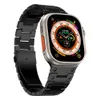 Premium rostfritt stål länkarmbandbandband för Apple Watch Ultra Series 8 7 6 5 4