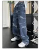 Jeans Masculino E06118 Moda Masculina 2023 Passarela Luxo Design Europeu Roupas Estilo Festa
