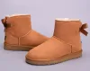 2023 HOT SELL AUS 5062 WOMEN SNOW BOOTS Low one Bow KEEP WARM BOOTS US3-12 EUR 35-44 Size