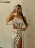 Casual Dresses Cutenew Women's 2023 Spring New Slim Dresses Sliver Backless Elegant Skinny Shiny Party Clubwear Casual Hollow Out Lady Vestidos J230625