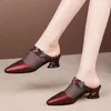 Sapatos sociais Frauen Salto Alto Feminino Bonito Rosa Confortável Mola Mola Salto Senhora Casual Bombas Vermelhas G2627