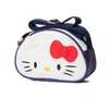 Nouveau populaire noir rose blanc mélodie PU un sac à bandoulière fille mignon doux accessoires sac de Messager avec fermeture éclair