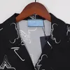 Camisa de grife masculina Camisas de botões estampadas Camisa casual floral do Havaí Camisa casual masculina de ajuste fino Vestido de manga curta camiseta feminina CJD2306257
