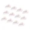 Emballage cadeau 20 PCS Cupcake Décoration Triangle Dessert Boîte Conteneur Emballage Doublures Mousse Plateau