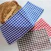 Table Napkin 40 60cm Japanese Thick Grid Home Cloth Non Fading Tea Towel Kitchen Cotton Restaurant Mats