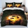 Bedding sets 3D Soccer Football Comforter Bedding Set Duvet Cover Bed Set Quilt Cover Pillowcase King Queen Size Bedding Set for Adult Child 230625