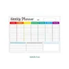 Lavagne bianche Lavagna magnetica Calendario Disegno Giornaliero/settimanale/mensile Planner Magneti frigo Adesivi Memo Bacheca regalo 230621