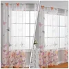Cortinas transparentes cortinas cortinas elegantes tela de janela semitransparente privacidade cortinas transparentes quarto