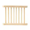 GOALONE 100 pièces/ensemble porte-savon en bois naturel 4.72x3.54 pouces porte-savon en bois fait à la main support de bain accessoires de décoration de la maison