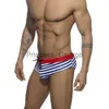 Mens Swimwear New Summer Swimwear Striped Mens Swimsuit Sexy Low Waist Swimming Trunks Fashion Male Bathing Suit Beach Shorts Zwembroek Heren x0625 x0625 x0625 x062