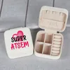 Gift Wrap Atsem Print Jewelry Box for Women Jewelry Case Bridesmaid Proposal Jewellery Holder for Her Packaging Box School Teacher Gift 230625