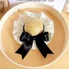 Novel Games Pet Hat Lace Straw Dress Up Cat Dog Sweet and Cute Head Accessories 230625