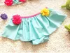 Baby Girl Swimsuit Flower Suspender Swim Bikini Baby Girl Bathing Suit Baby Blue Pink 3 Piece Set Baby Swim Wear L230625