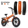 Cykelgrupperuppsättningar Fat däck Fenders 2026x40 "Fram bakre cykel Mudguard Fender Set för Electric Mountain Wings Mud Guards 230621