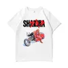 Men's T-Shirts Shakira T Shirt Akira Shotaro Kaneda Motorcycle Japan Anime Tshirts Tokoyo Summer Hip Hop Streetwear Tee Shirt Men Women Tops J230625