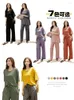 Vêtements de nuit pour femmes Pyjamas pour femmes Pyjama Modal S Femmes avec implants mammaires Été Deux pièces Printemps/été Pantalon à manches courtes Ménage