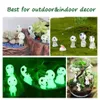 Décorations de jardin 510 Pcs Lumineux Arbre Elfes Esprits Figures Fée Micro Paysage Ornement Glowing in Dark Miniature Fleur En Pot Décor 230625