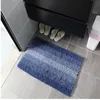 Alfombras de chenilla de colores degradados, alfombras para baño, felpudo de entrada para alfombras de baño, toalla para el suelo, antideslizante, alfombra larga y peluda